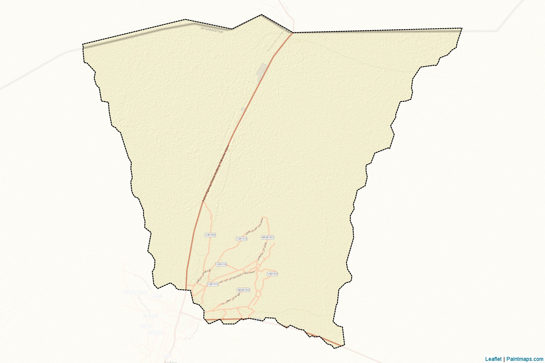 Khani Chahar Bagh (Faryab) Map Cropping Samples-2