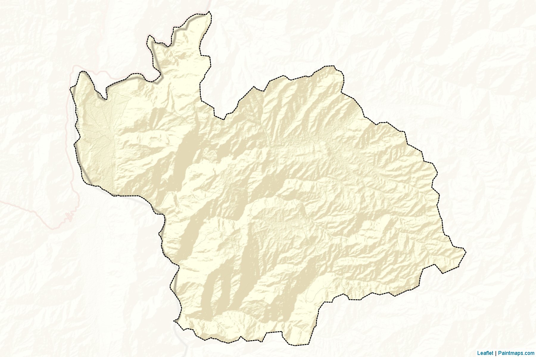 Muestras de recorte de mapas Khwahan (Badakhshan)-2