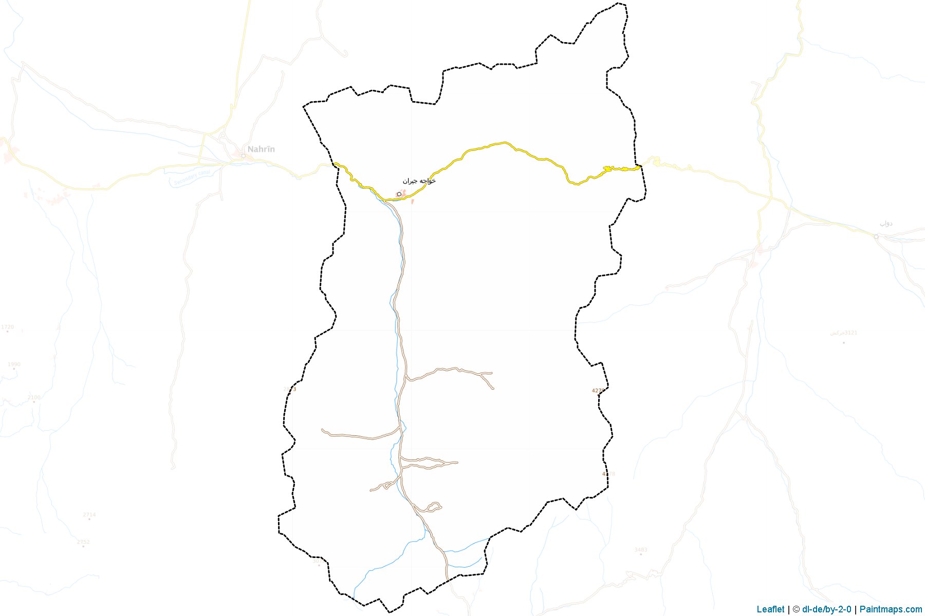 Khwaja Hijran (Baghlan) Map Cropping Samples-1