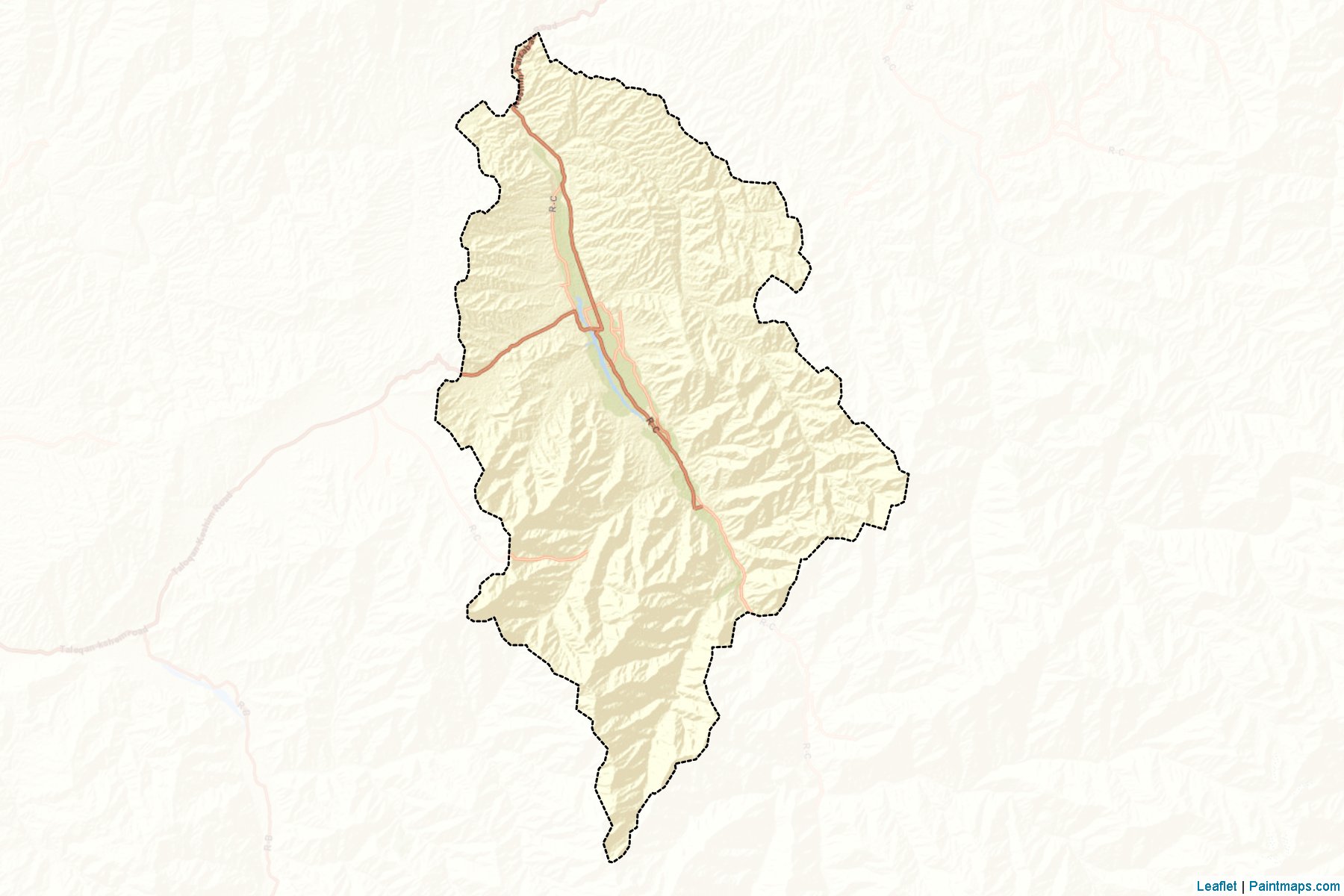 Kishim (Badakhshan) Map Cropping Samples-2