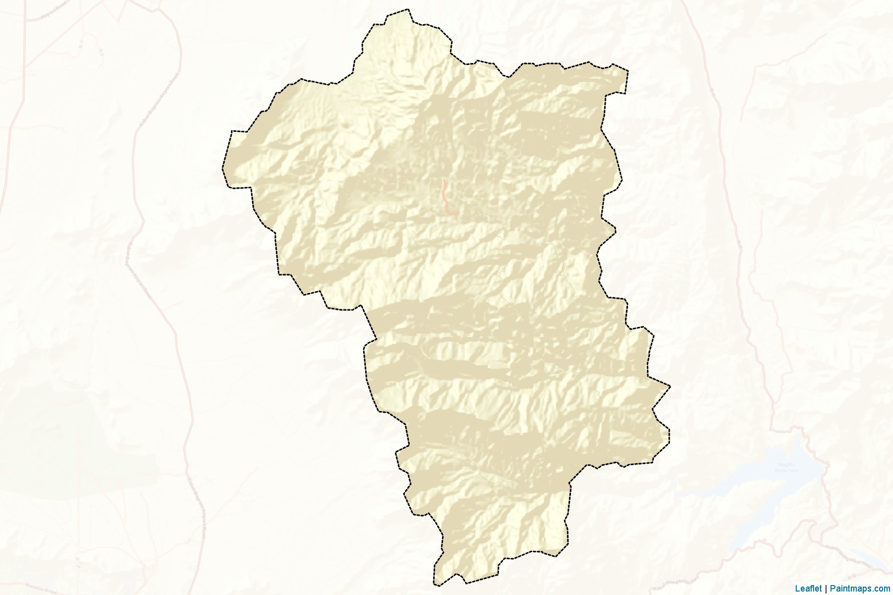 Muestras de recorte de mapas Kohi Safi (Parwan)-2