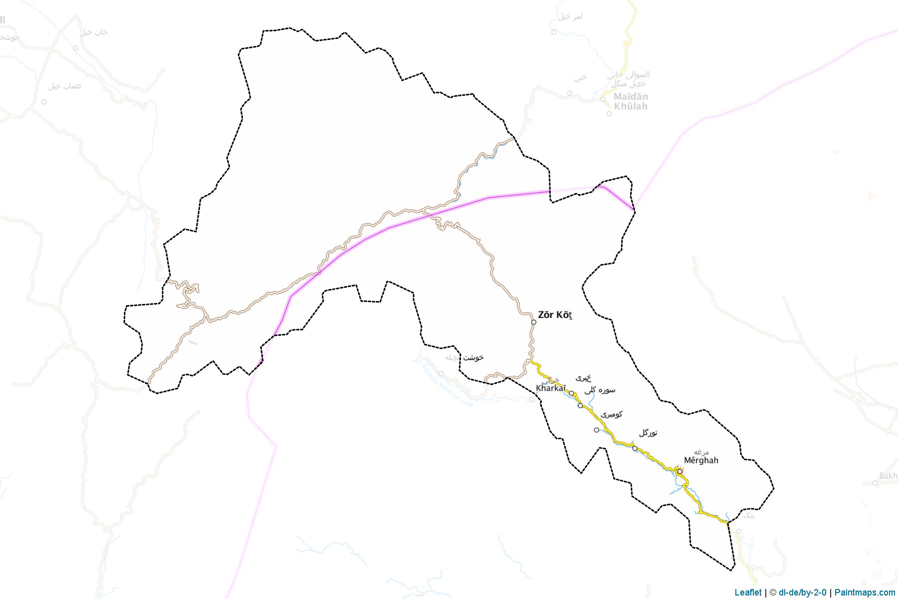 Musa Khel (Khowst) Map Cropping Samples-1