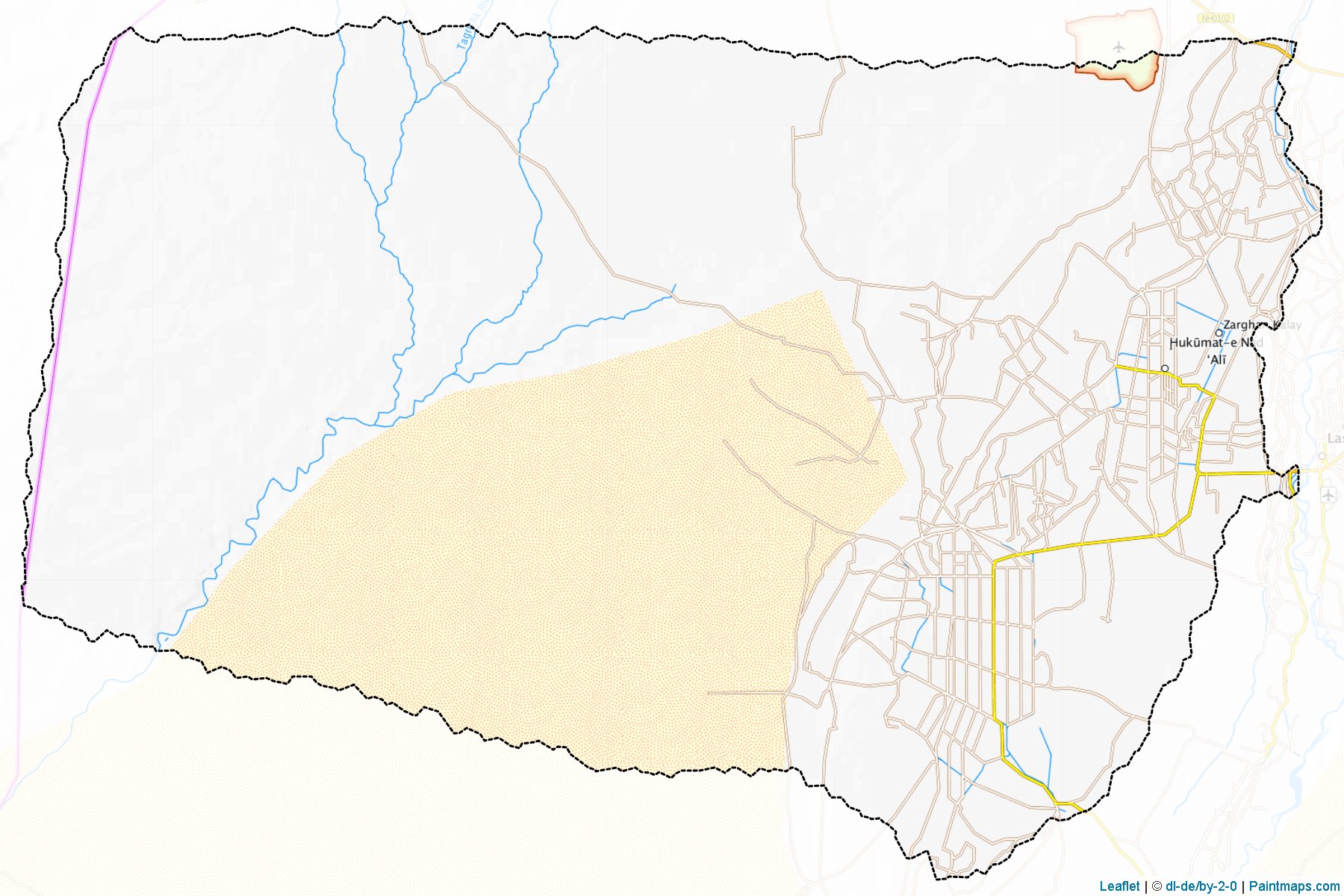 Nad Ali ilçesi (Helmend) Haritası Örnekleri-1