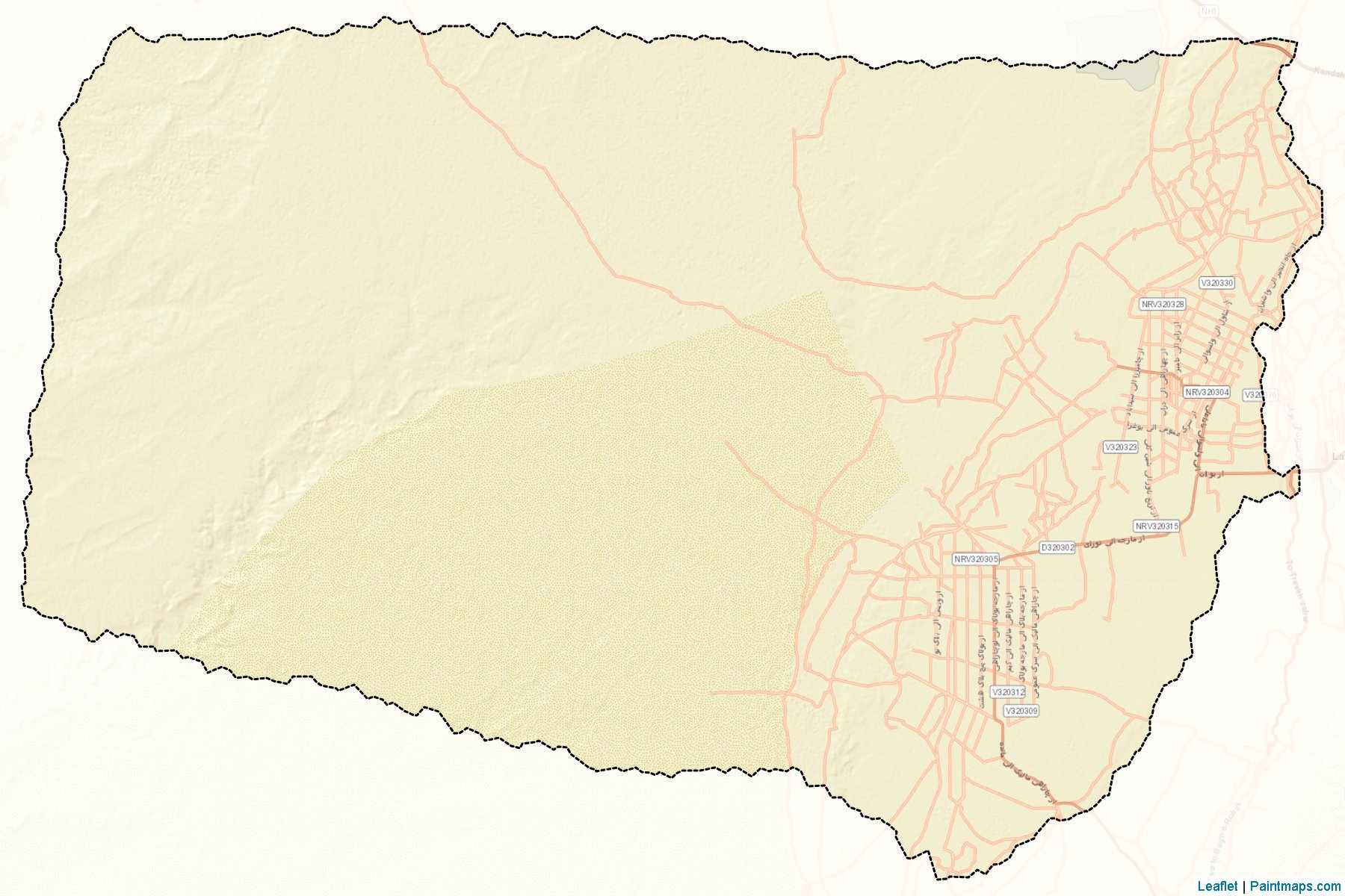 Nad Ali ilçesi (Helmend) Haritası Örnekleri-2