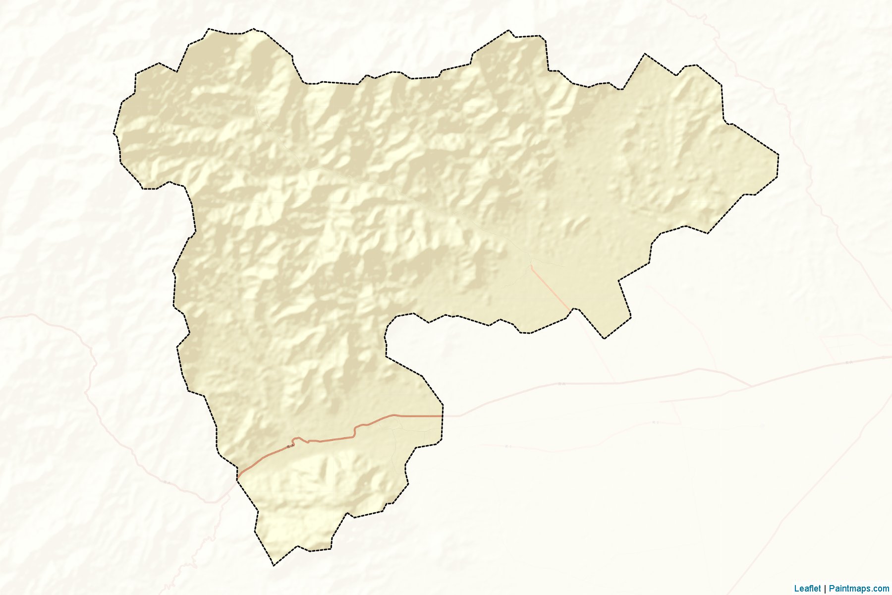 Muestras de recorte de mapas Nadir Shah Kot (Khowst)-2