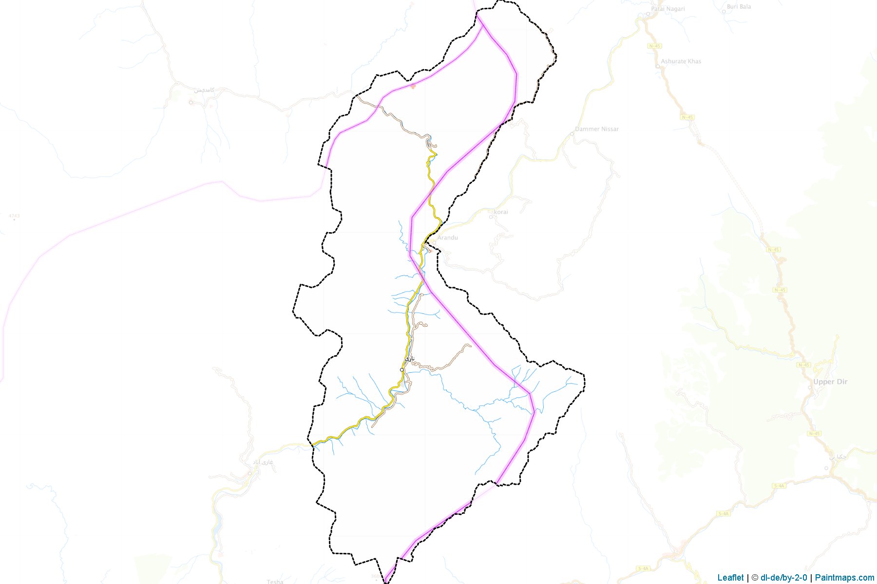 Muestras de recorte de mapas Nari (Kunar)-1