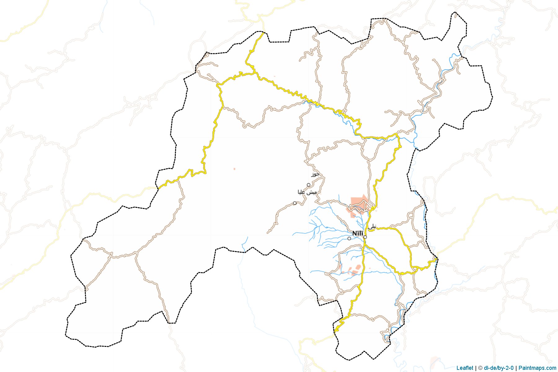 Muestras de recorte de mapas Nili (Daikondi)-1