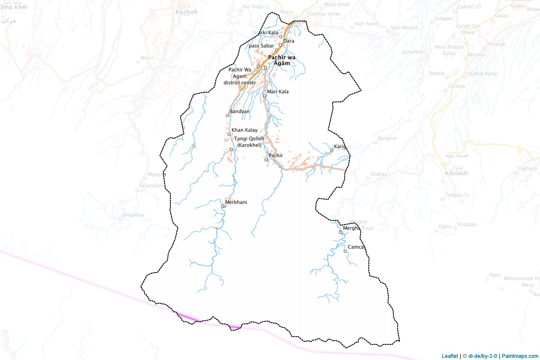 Pachir wa Agam (Nangarhar) Map Cropping Samples-1