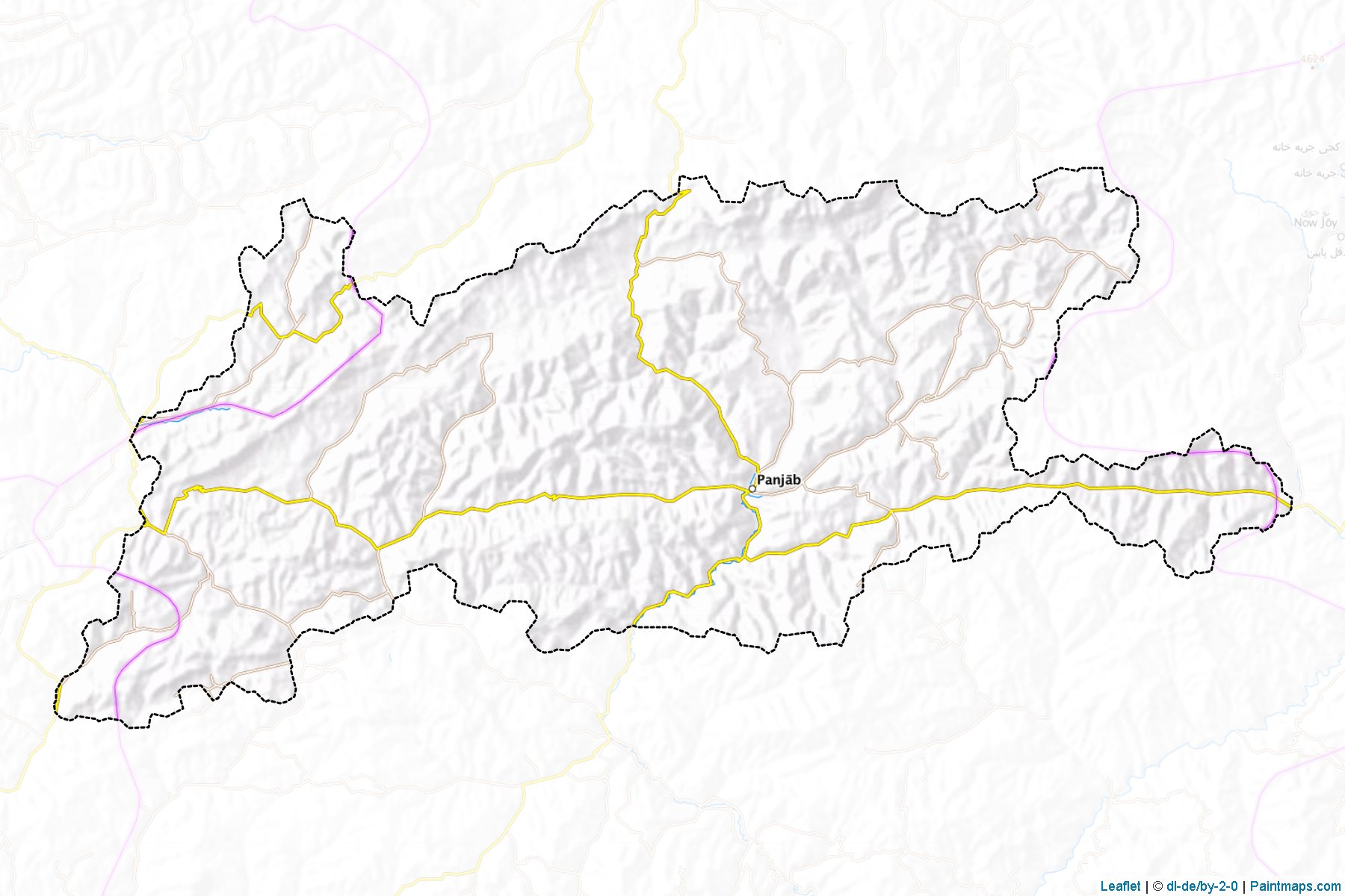 Panjab (Bamian) Map Cropping Samples-1