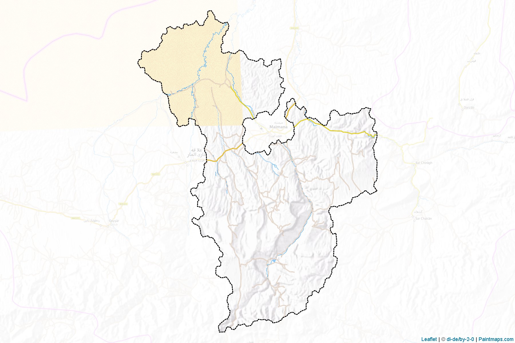 Pashtun Kot (Faryab) Map Cropping Samples-1