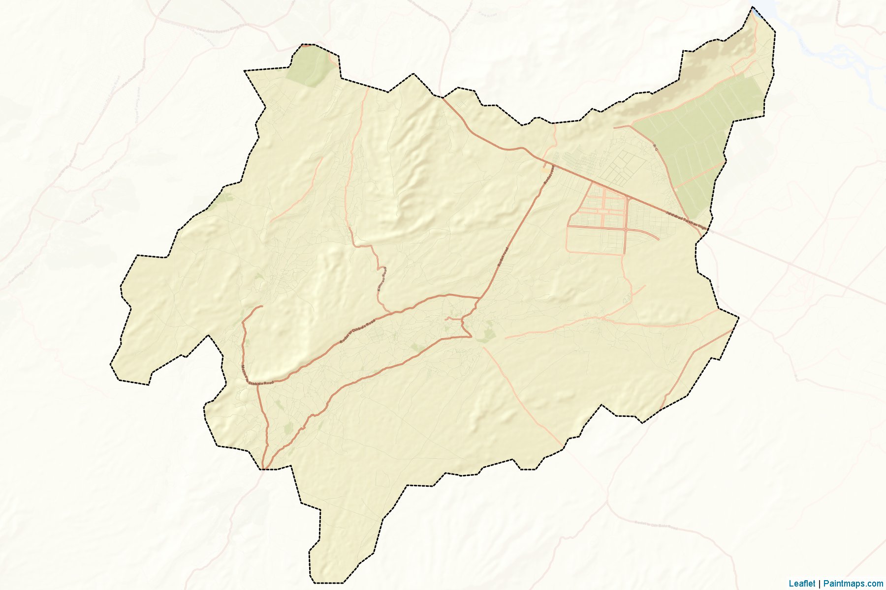 Rodat (Nangarhar) Map Cropping Samples-2