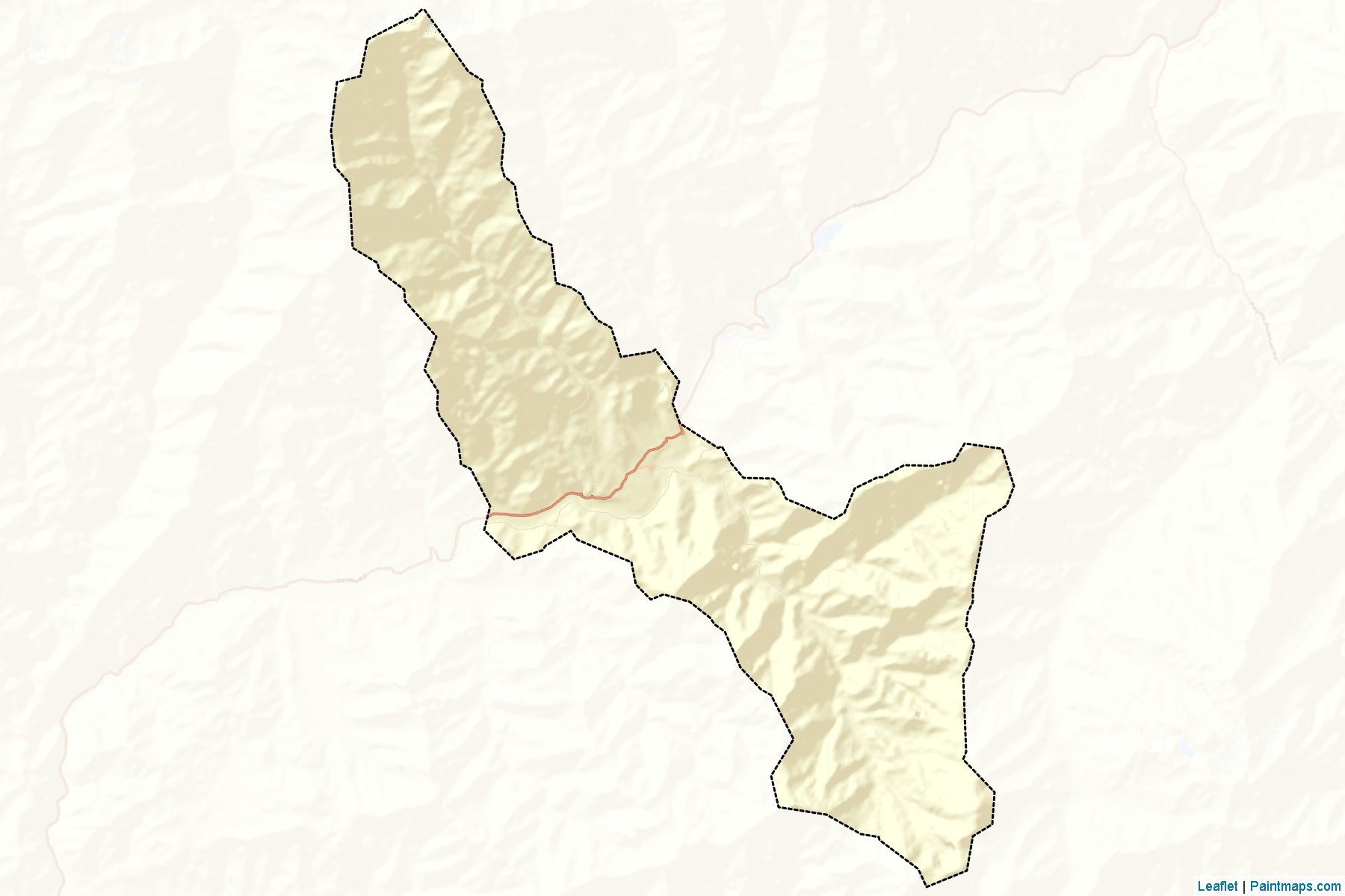 Muestras de recorte de mapas Rukha (Panjshir)-2