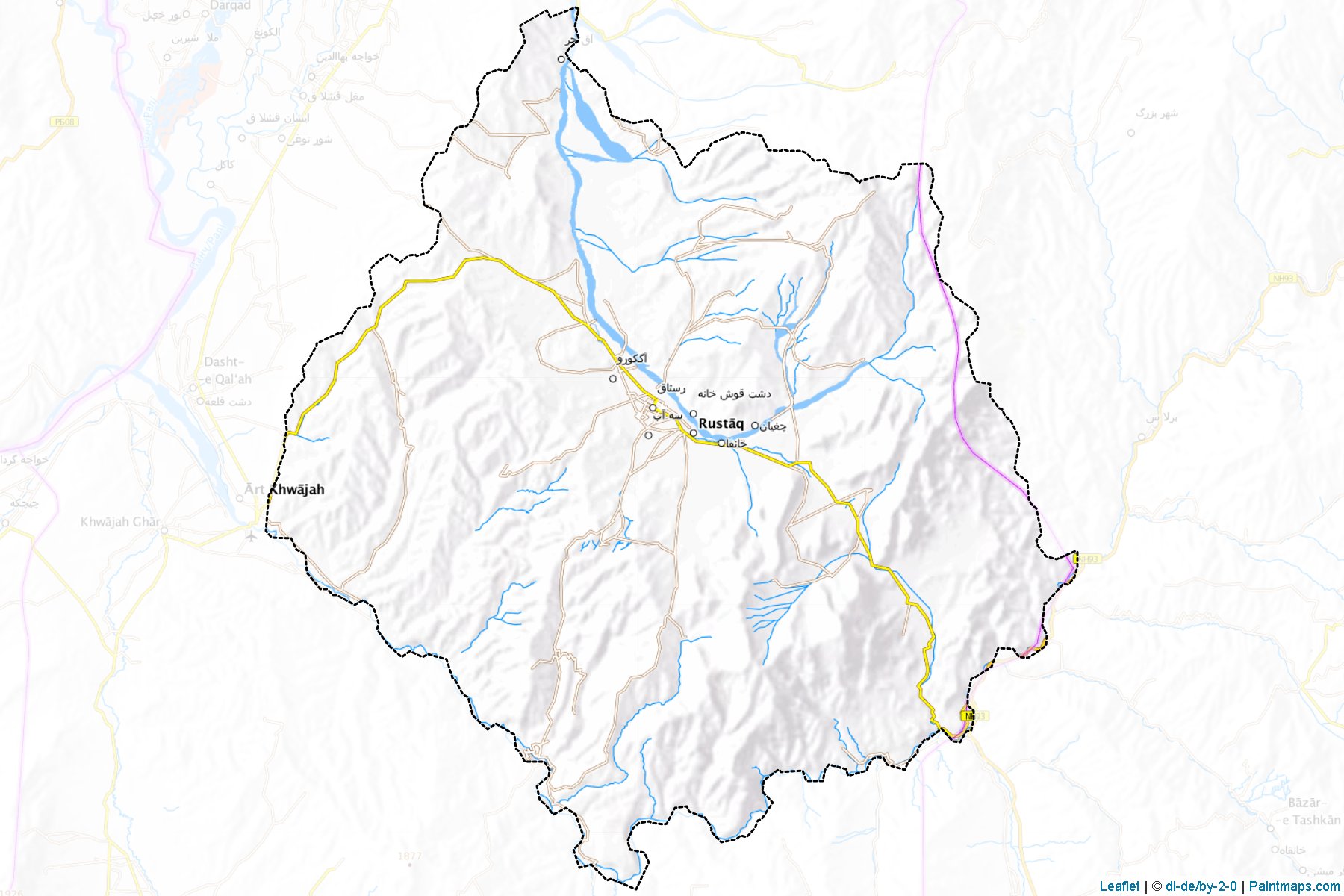 Rustaq (Takhar) Map Cropping Samples-1