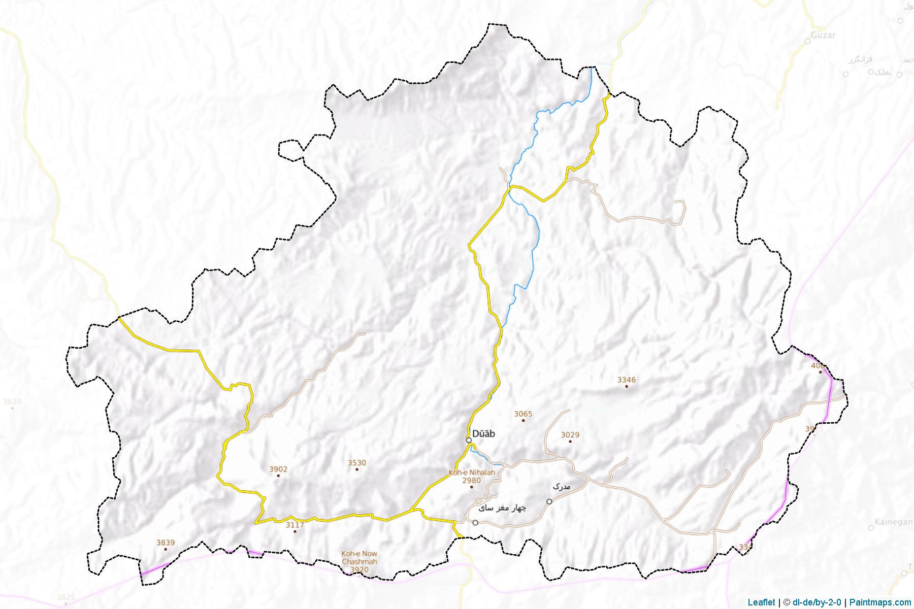 Ruyi Du Ab (Samangan) Map Cropping Samples-1