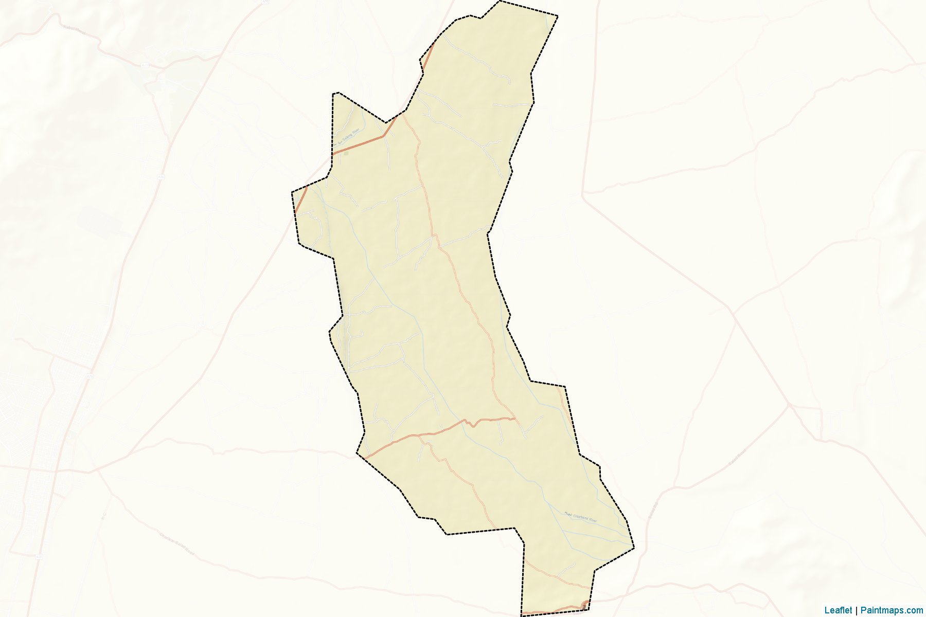 Muestras de recorte de mapas Sayd Khel (Parwan)-2