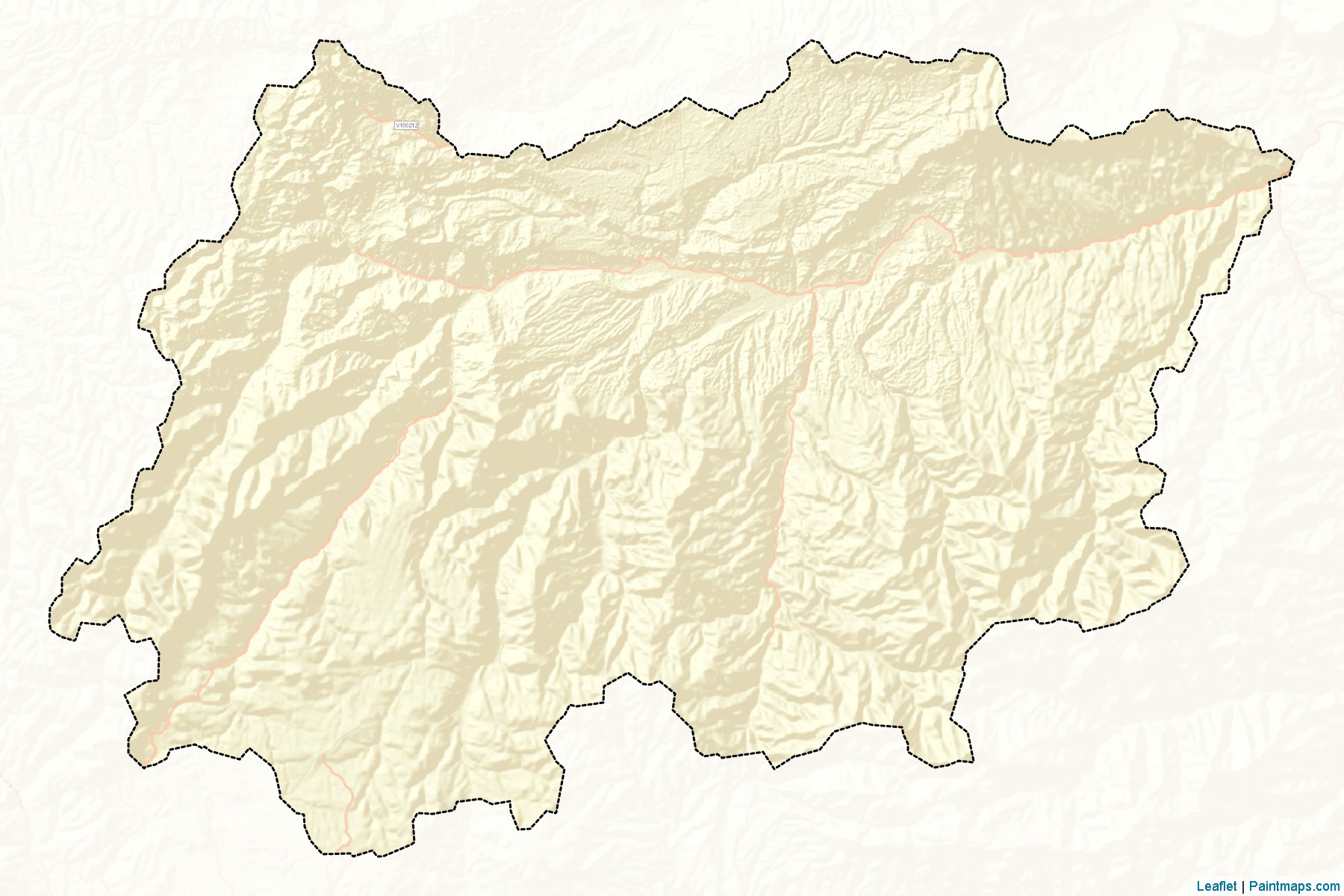 Muestras de recorte de mapas Sayghan (Bamian)-2