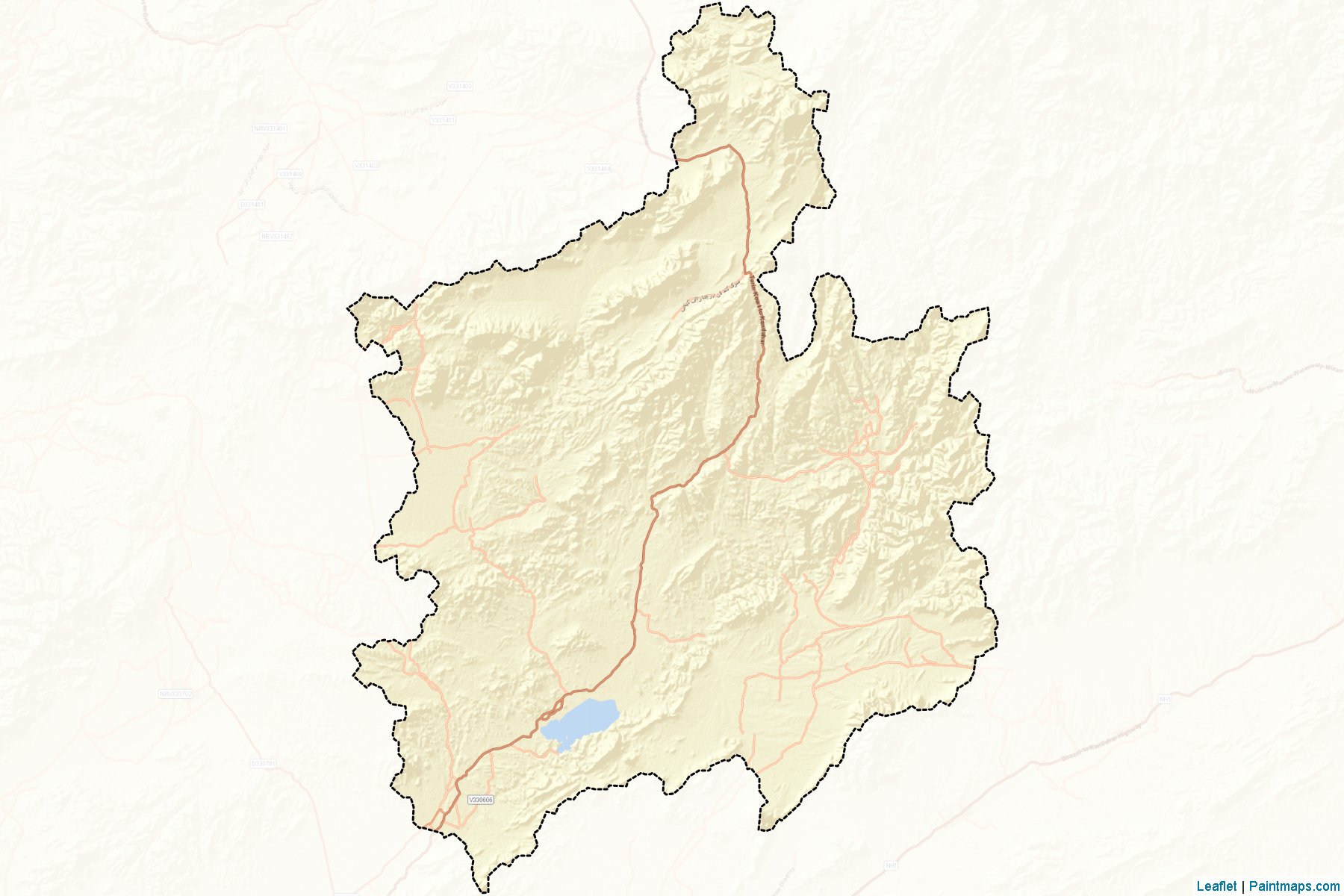 Shah Wali Kot (Kandahar) Map Cropping Samples-2