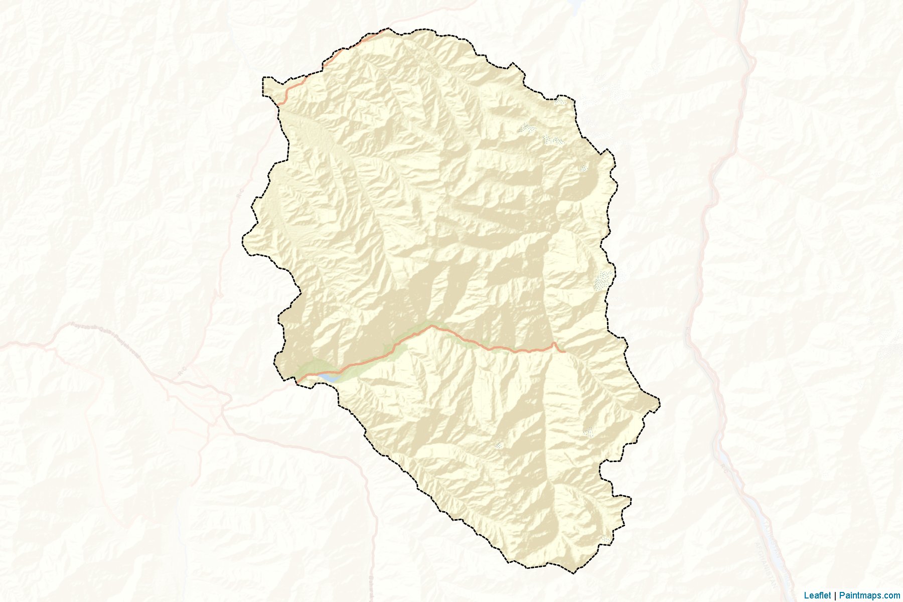 Muestras de recorte de mapas Shahada (Badakhshan)-2