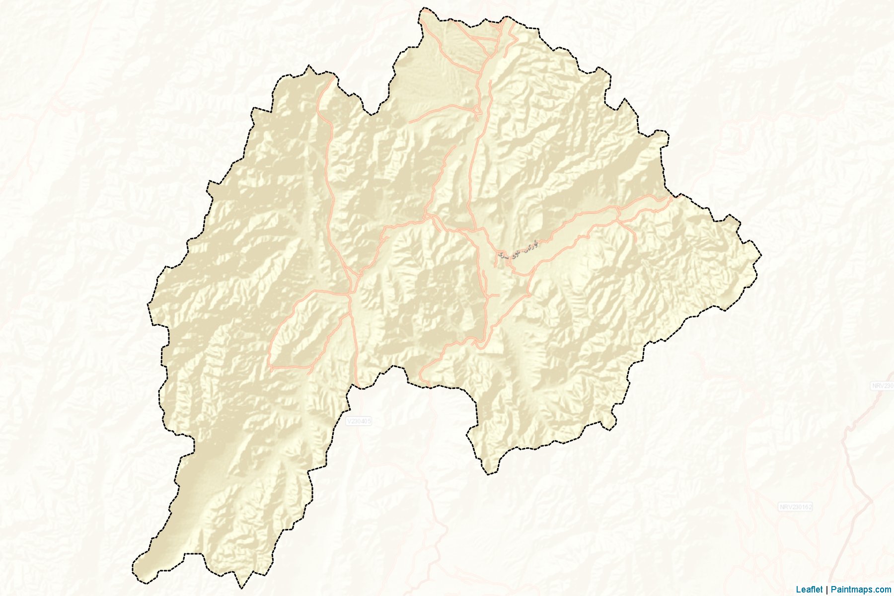 Muestras de recorte de mapas Shahidi Hassas (Oruzgan)-2