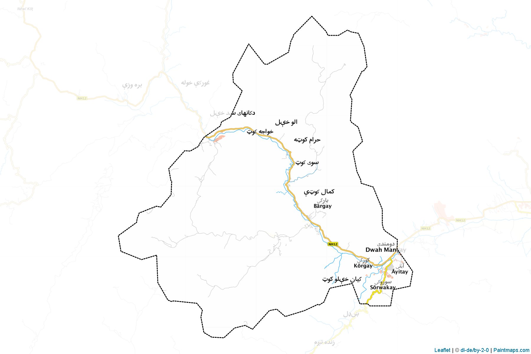 Shamal (Khowst) Map Cropping Samples-1