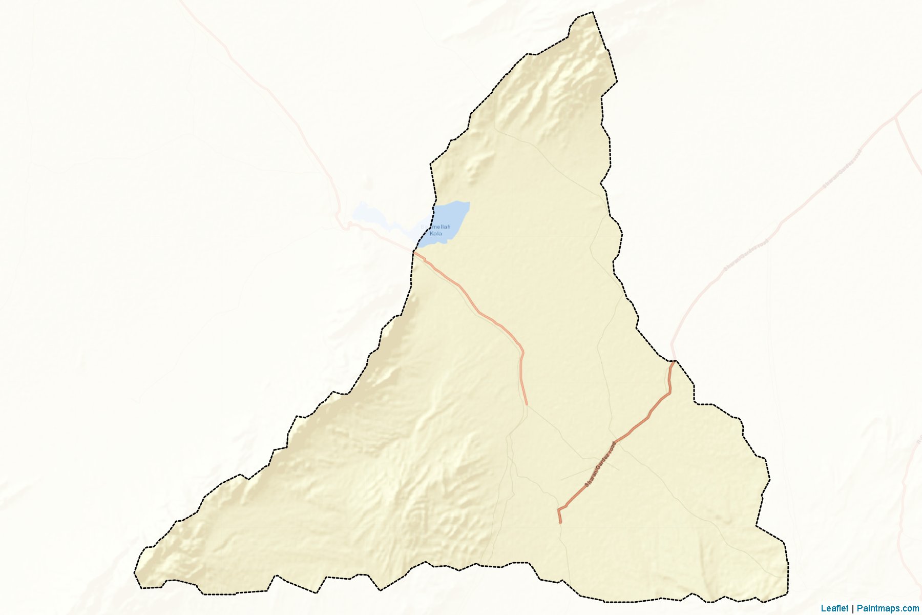 Sharan (Paktika Vilayeti) Haritası Örnekleri-2