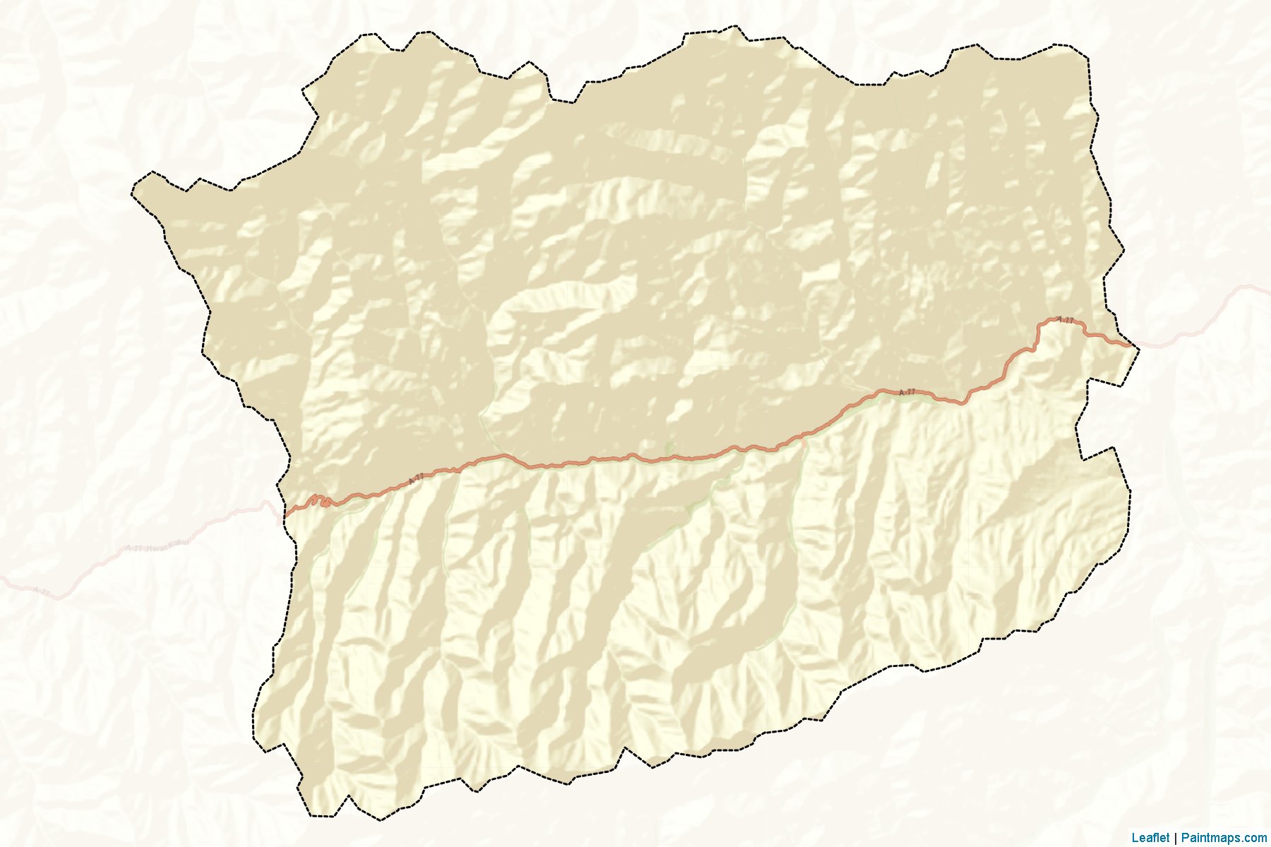 Muestras de recorte de mapas Shekh Ali (Parwan)-2