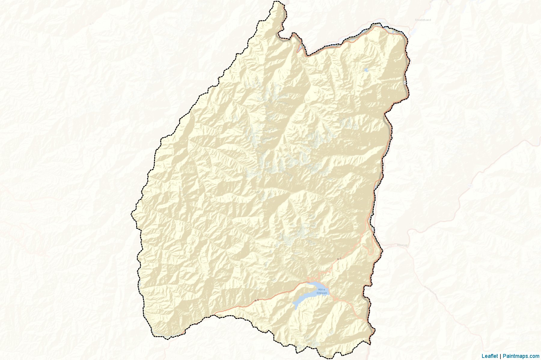 Shighnan (Badakhshan) Map Cropping Samples-2