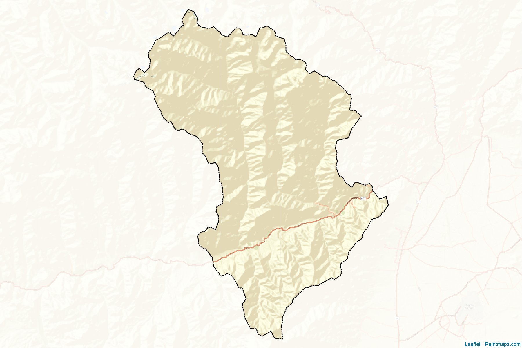 Muestras de recorte de mapas Shinwari (Parwan)-2