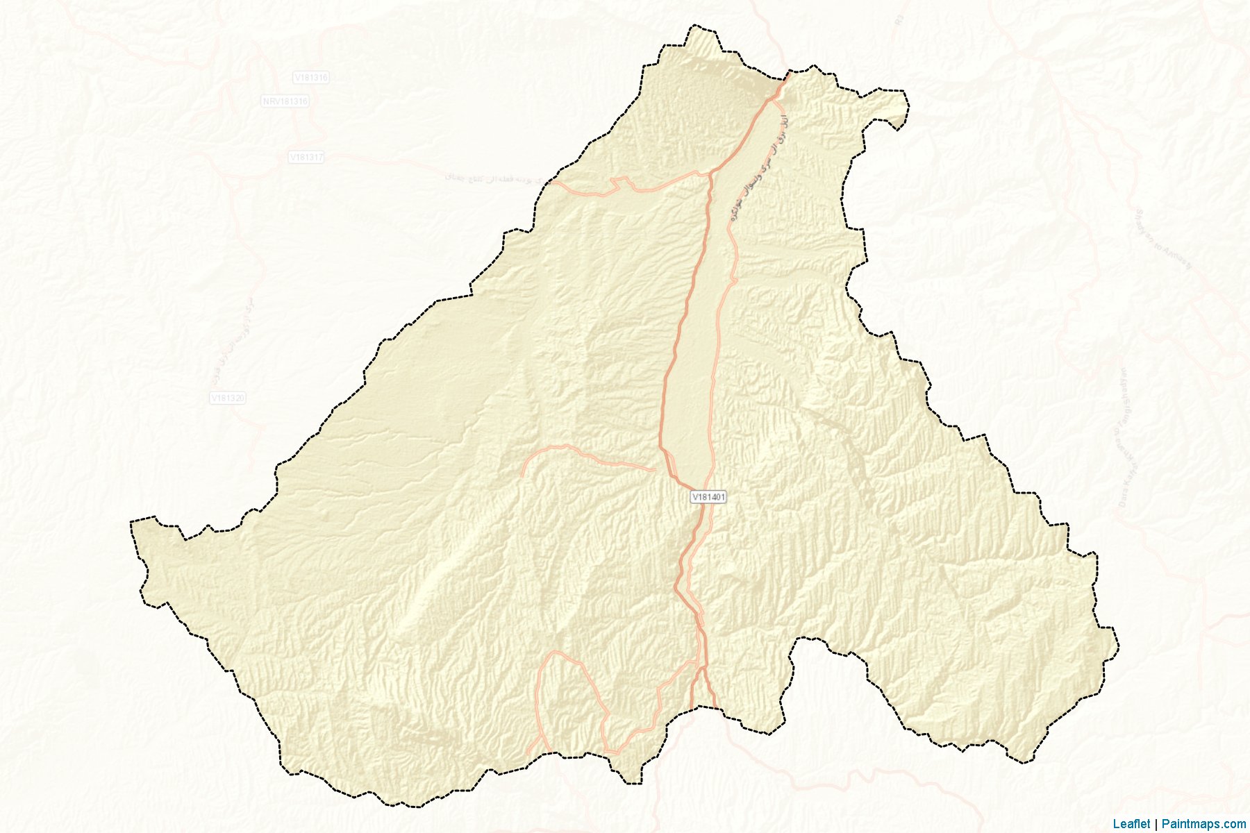 Muestras de recorte de mapas Sholgara (Balkh)-2