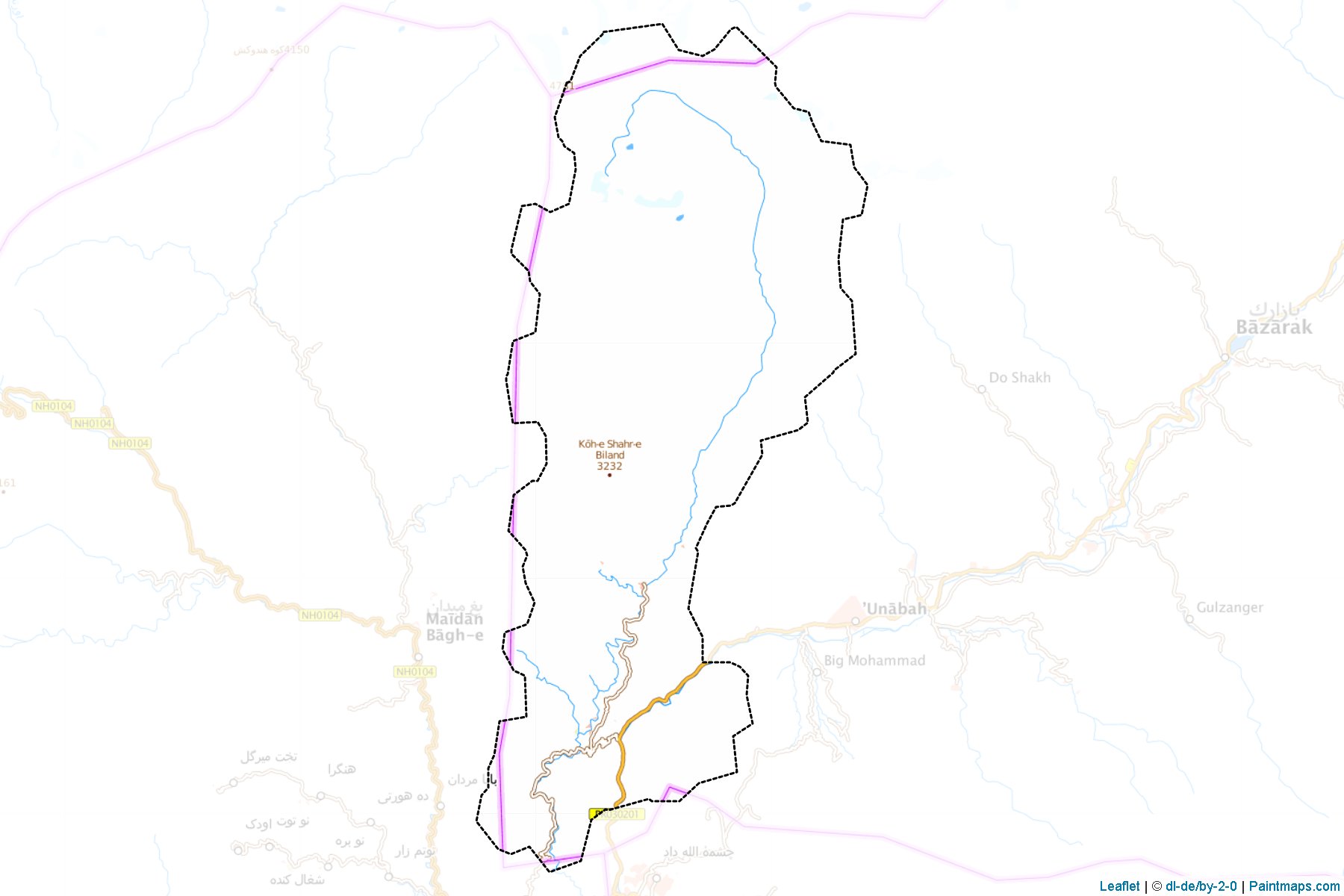 Shutul (Panjshir) Map Cropping Samples-1