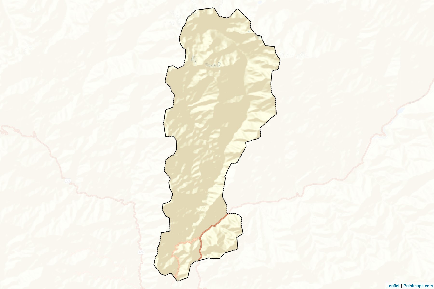 Muestras de recorte de mapas Shutul (Panjshir)-2