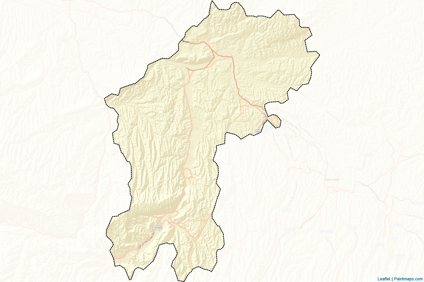 Muestras de recorte de mapas Sozma Qala (Sar-e Pol)-2