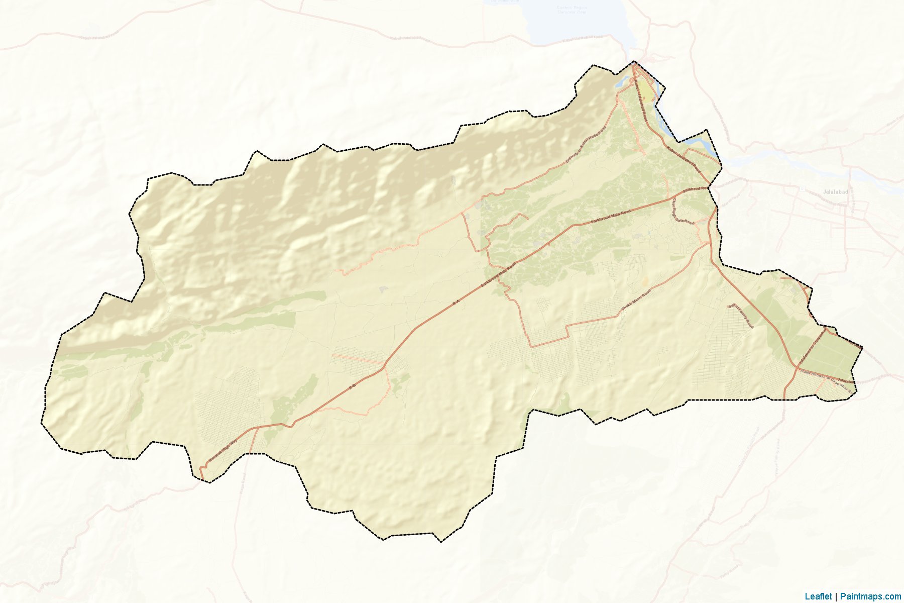 Muestras de recorte de mapas Surkh Rod (Nangarhar)-2