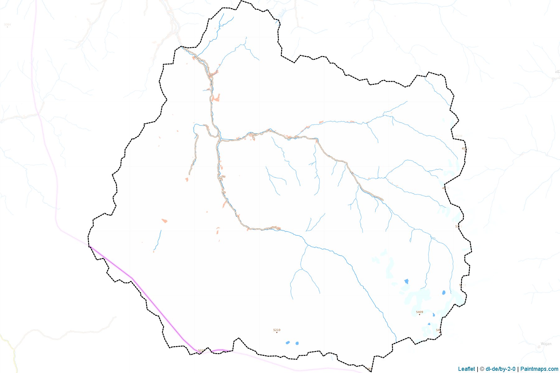 Tagab (Kishmi Bala) (Badahşan Vilayeti) Haritası Örnekleri-1