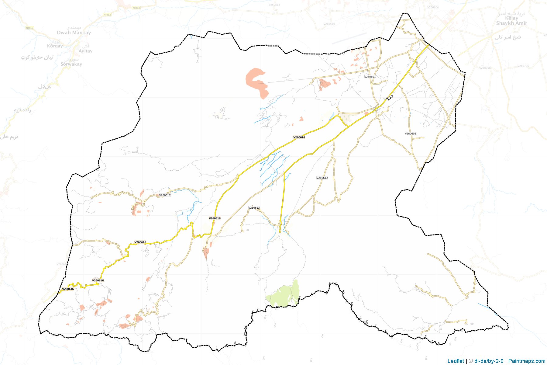 Tani (Host Vilayeti) Haritası Örnekleri-1