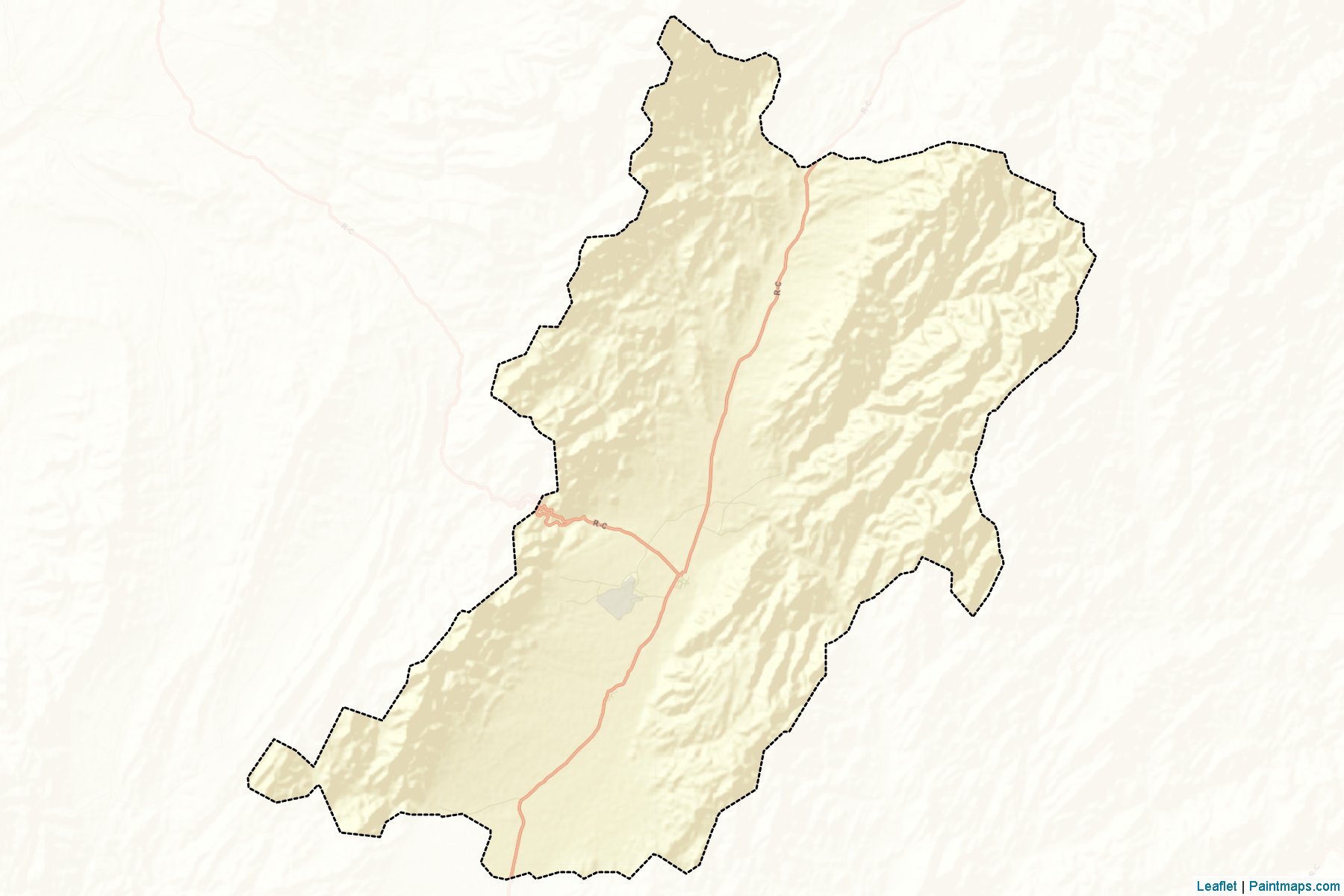 Urgun (Paktika Vilayeti) Haritası Örnekleri-2