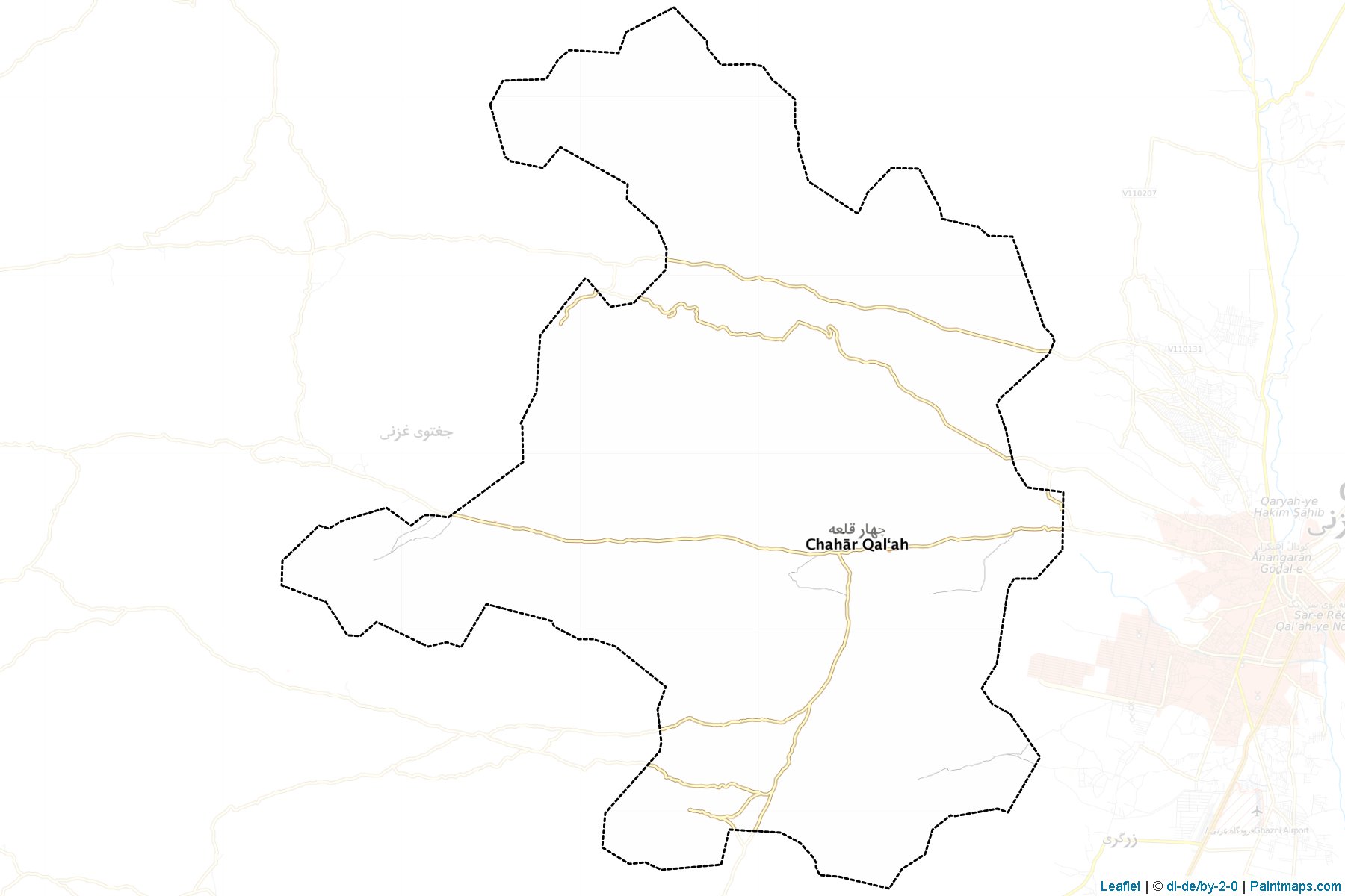 Wali Muhammadi Shahid (Ghazni) Map Cropping Samples-1