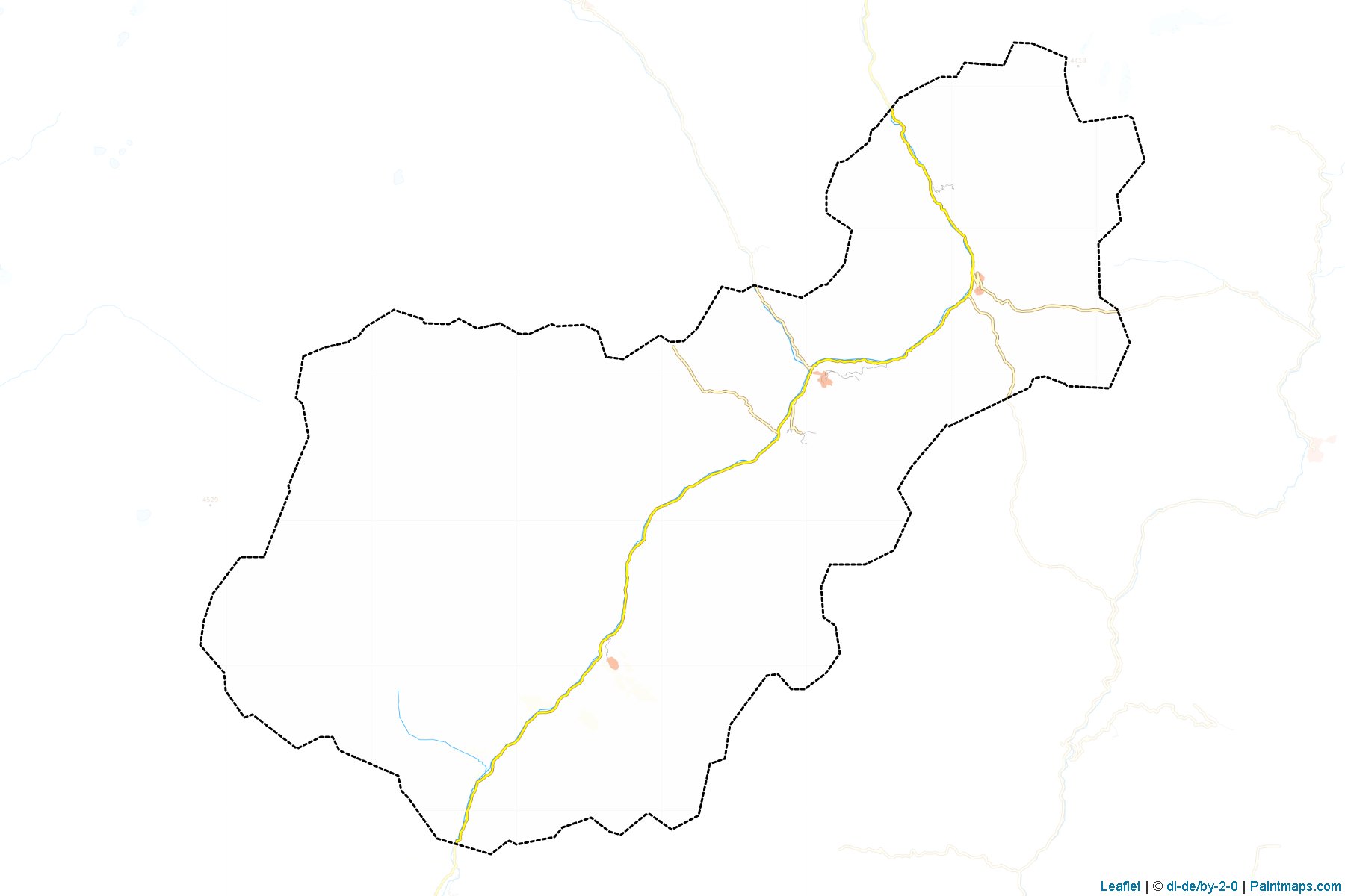 Wama (Nuristan Vilayeti) Haritası Örnekleri-1