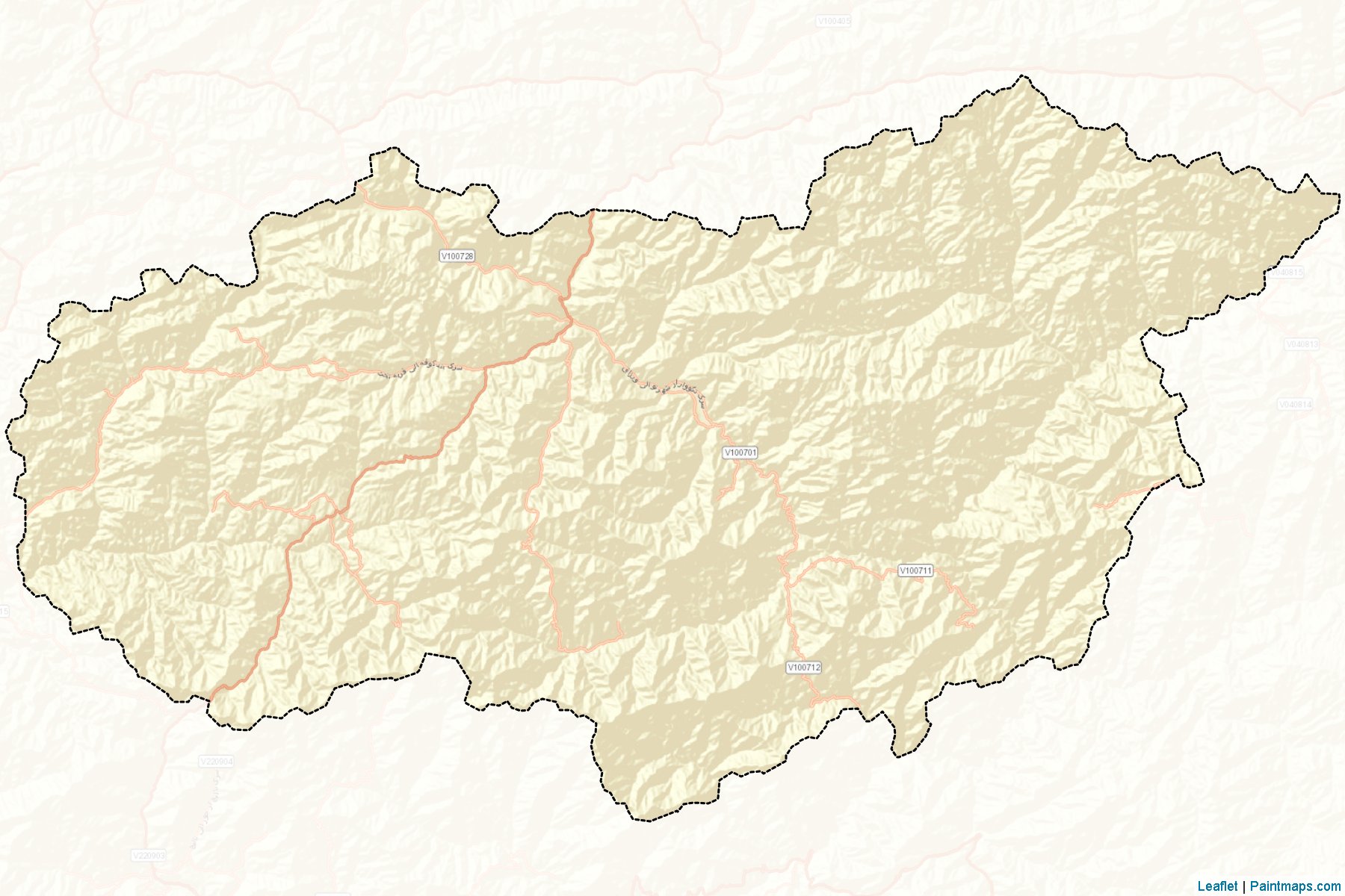 Muestras de recorte de mapas Waras (Bamian)-2