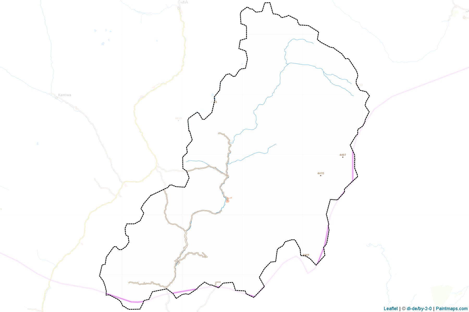 Waygal (Nurestan) Map Cropping Samples-1