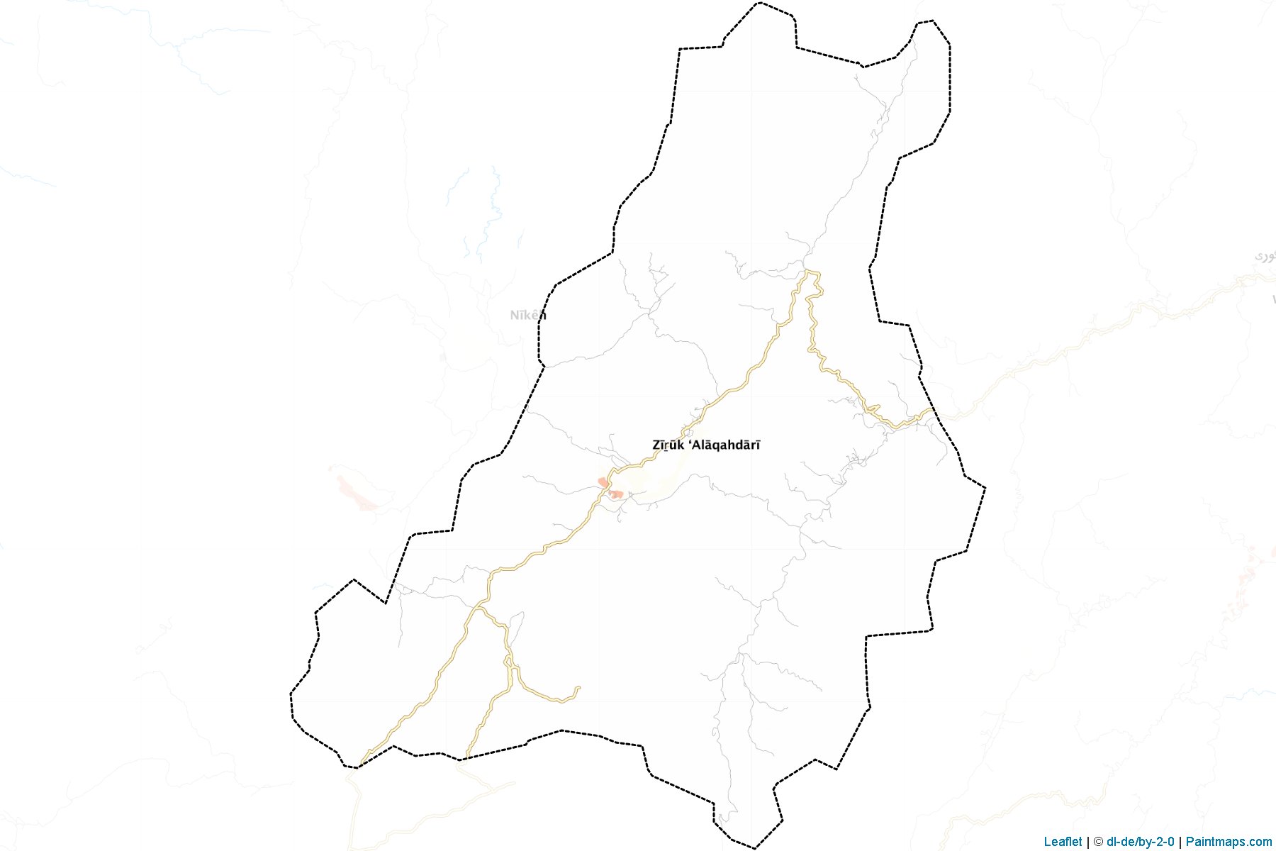 Muestras de recorte de mapas Ziruk (Paktika)-1