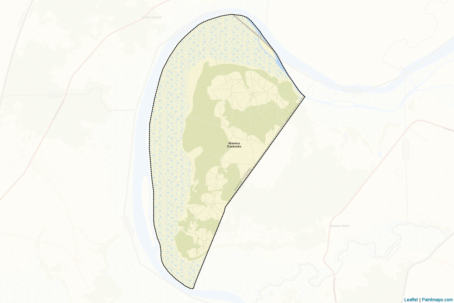 Muestras de recorte de mapas Niamina Dankunku (Central River)-2