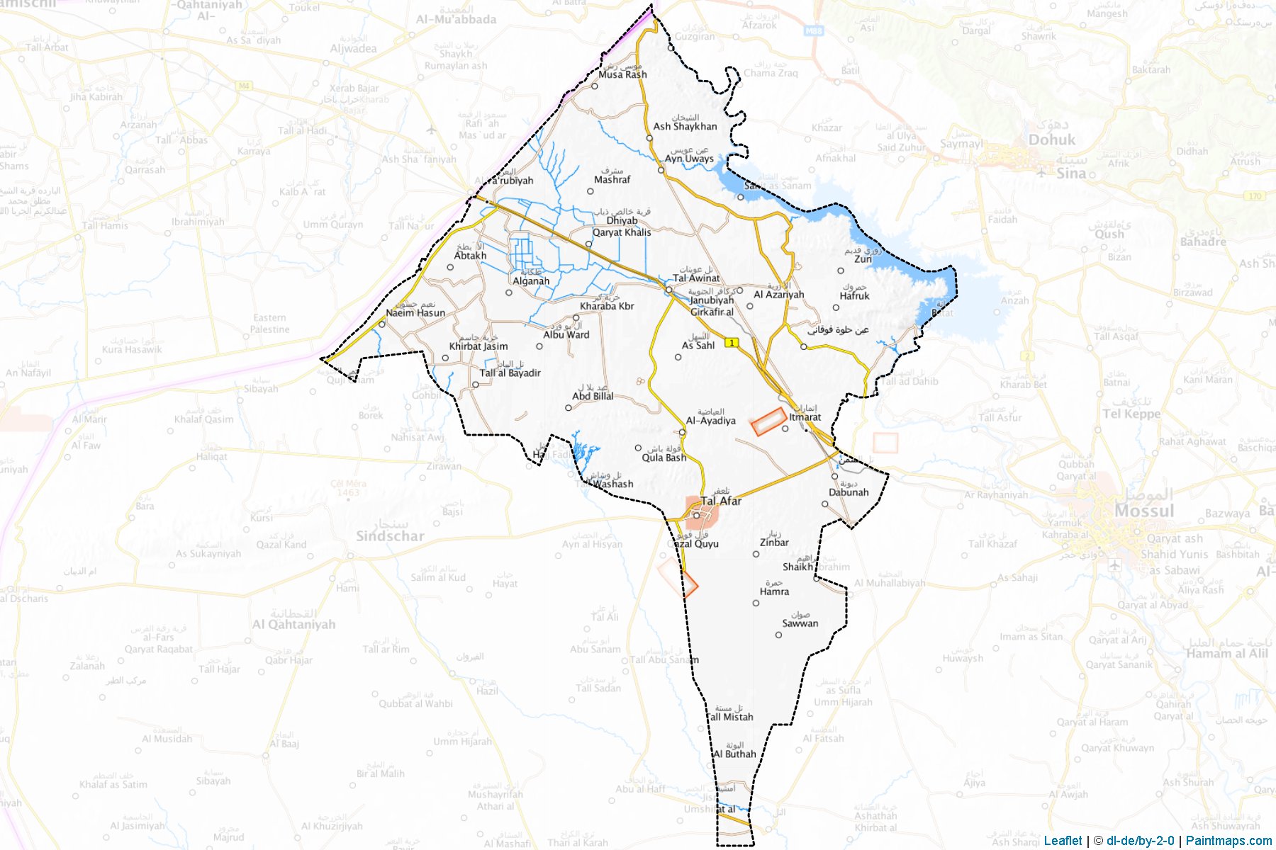 Telafar (Ninawa) Map Cropping Samples-1