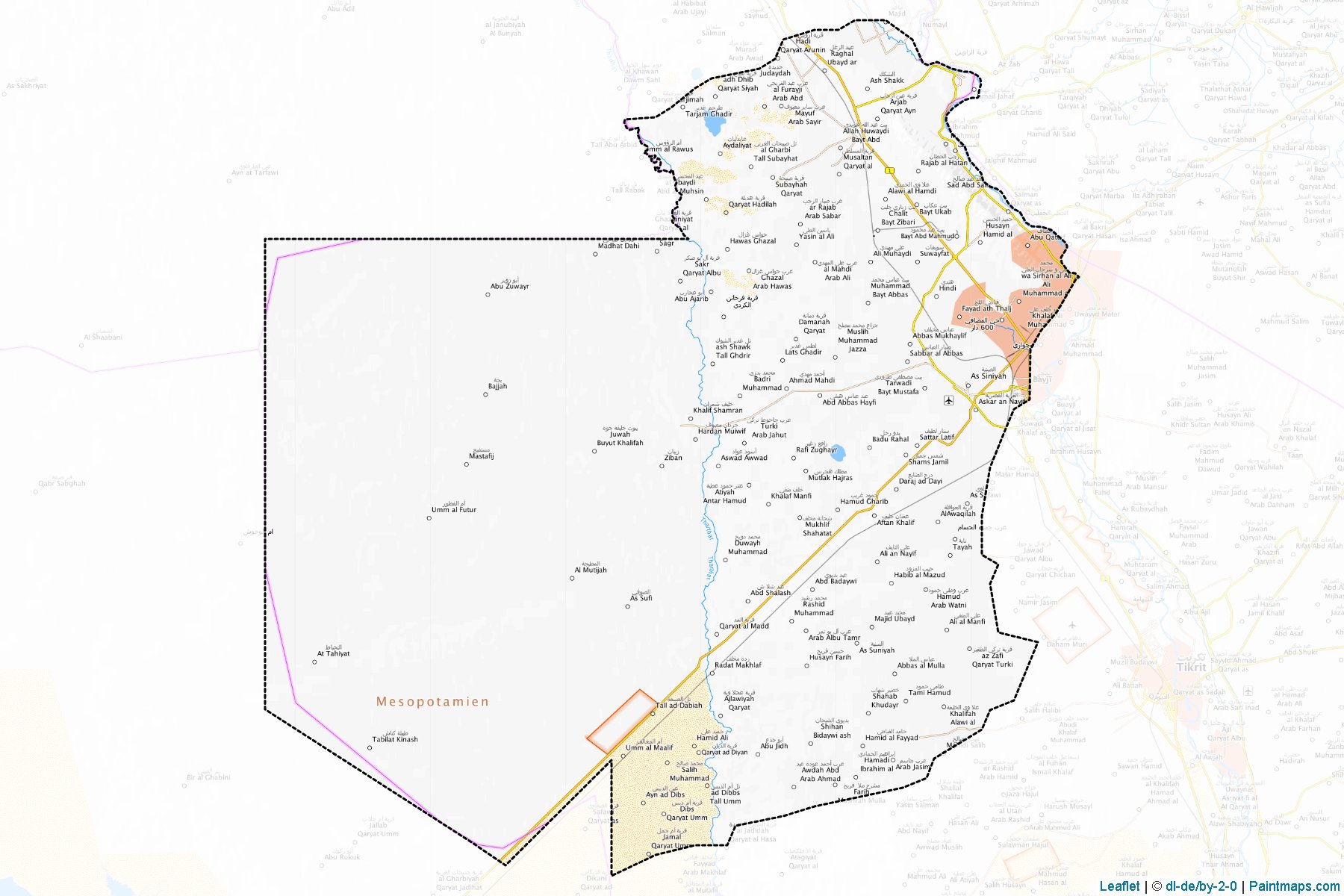 Baiji (Sala ad-Din) Map Cropping Samples-1