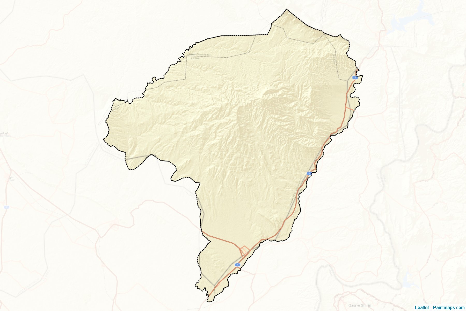 Kalar (As-Sulaymaniyah) Map Cropping Samples-2