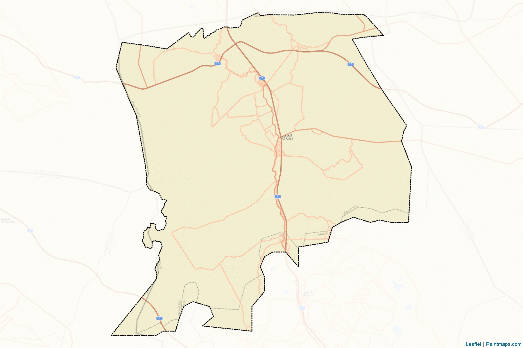 Rifa'i (Dhi-Qar) Map Cropping Samples-2