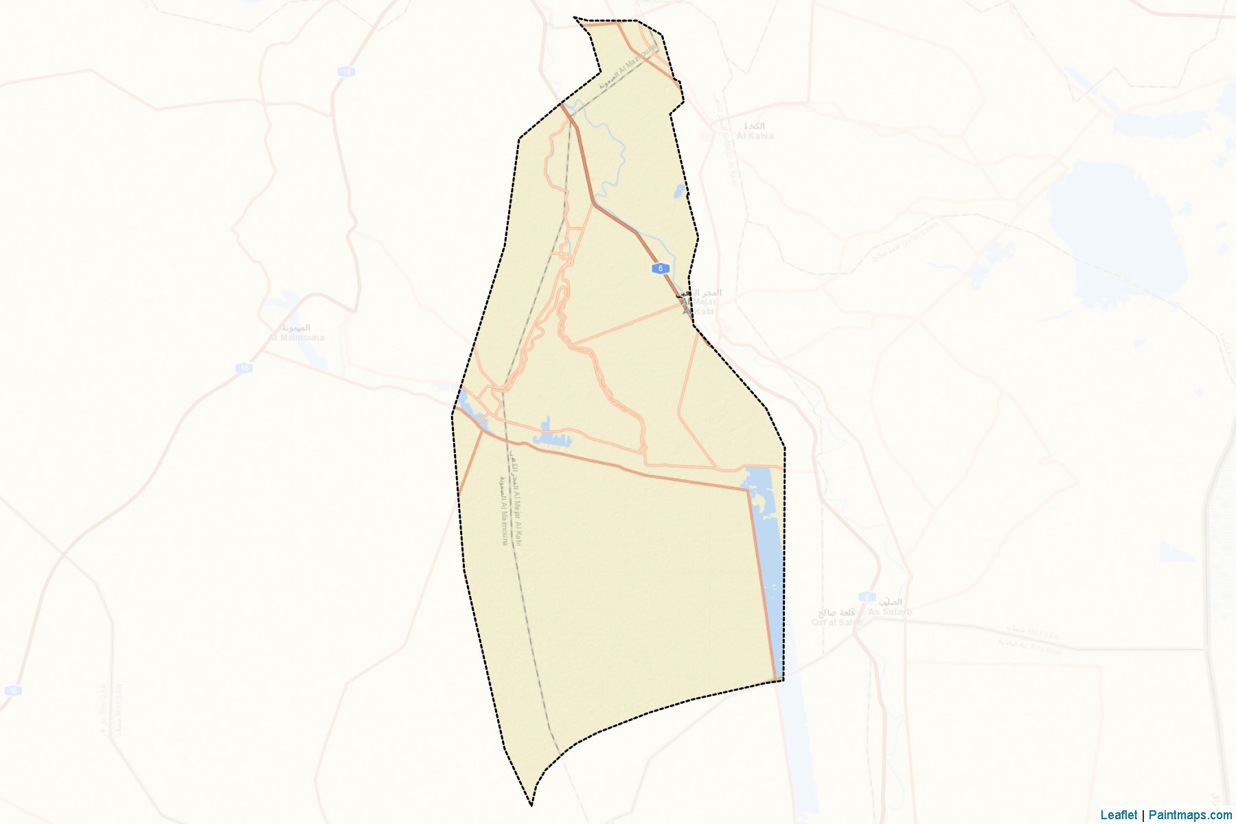 Mejar Al-Kabi (Maysan) Map Cropping Samples-2