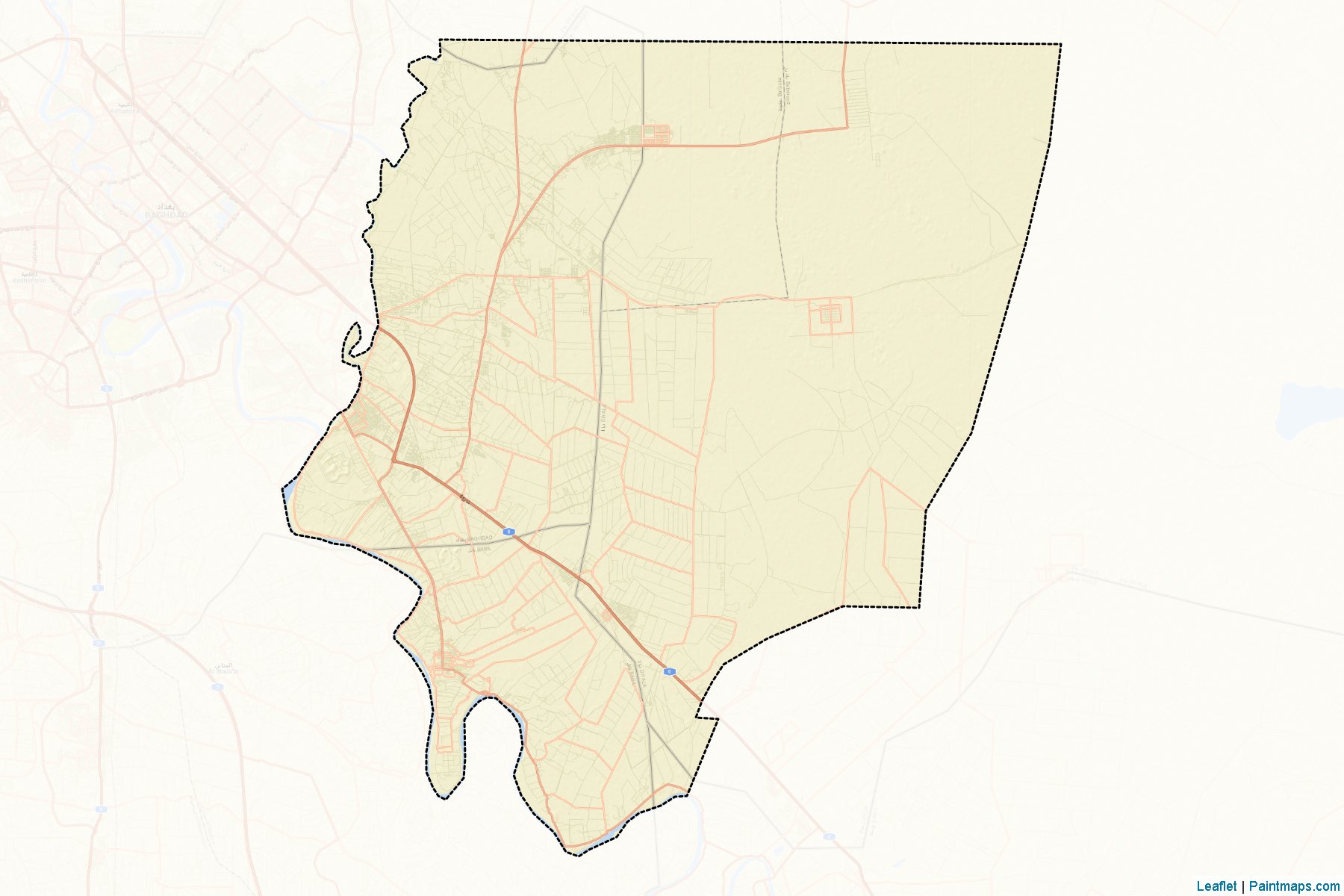 Mada'in (Baghdad) Map Cropping Samples-2