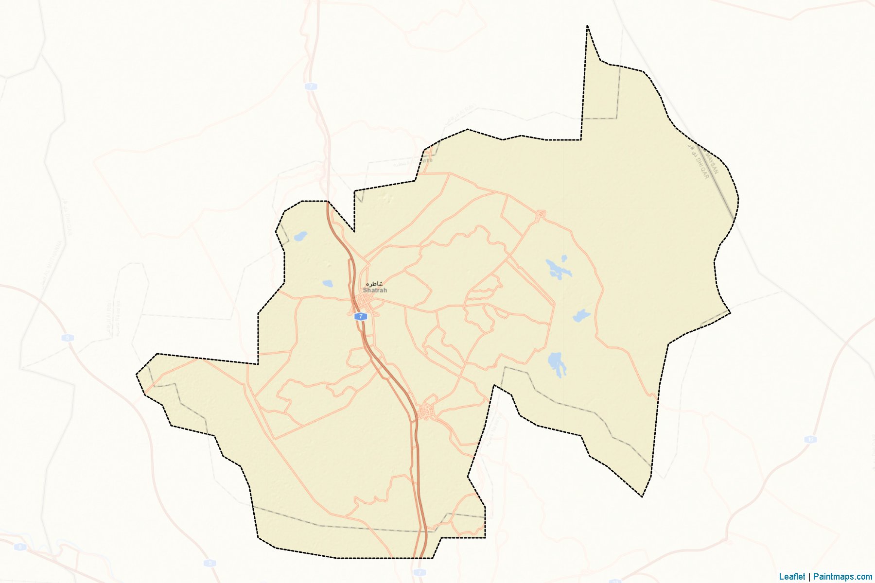 Shatra (Dhi-Qar) Map Cropping Samples-2