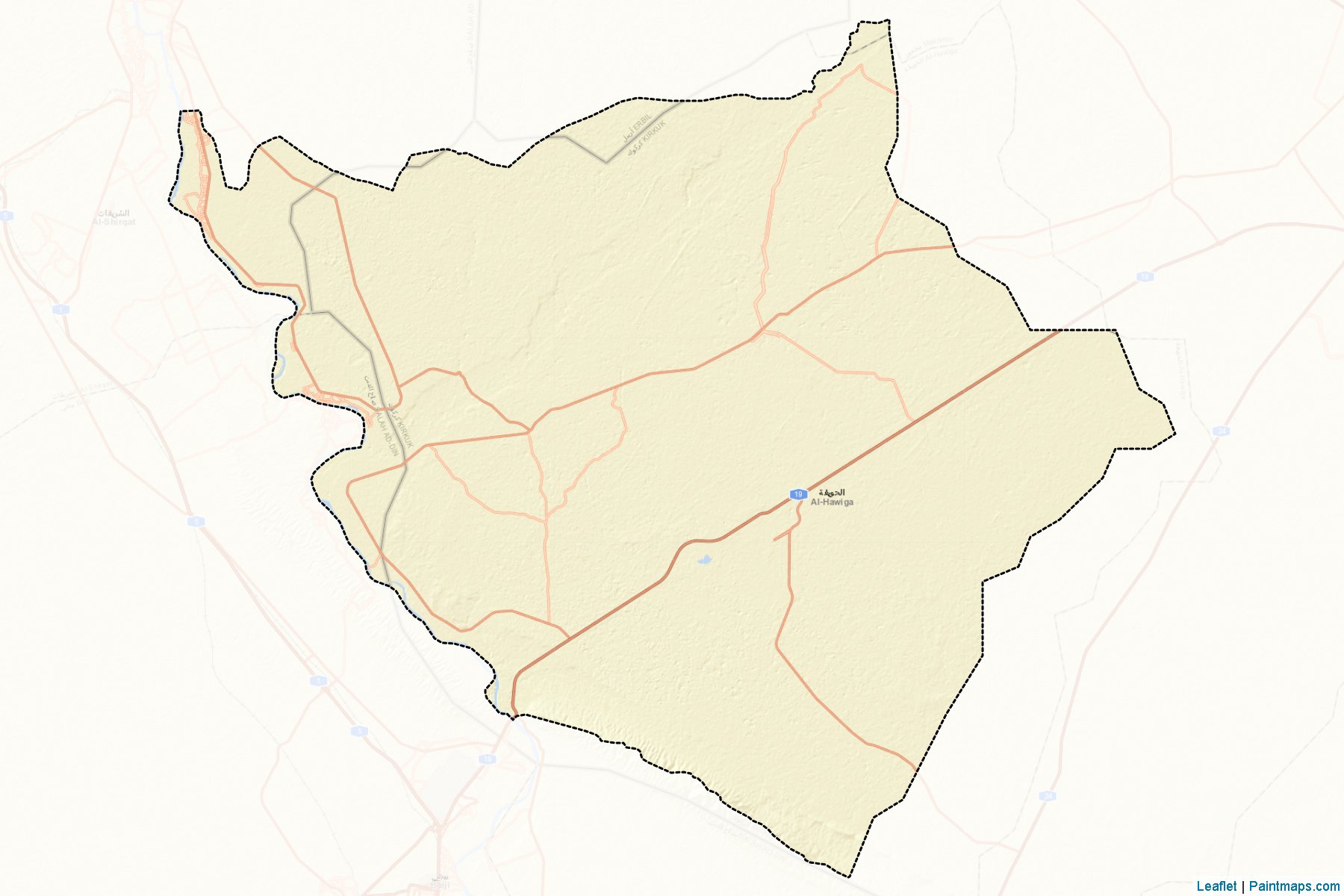 Muestras de recorte de mapas Hawiga (Kirkuk)-2